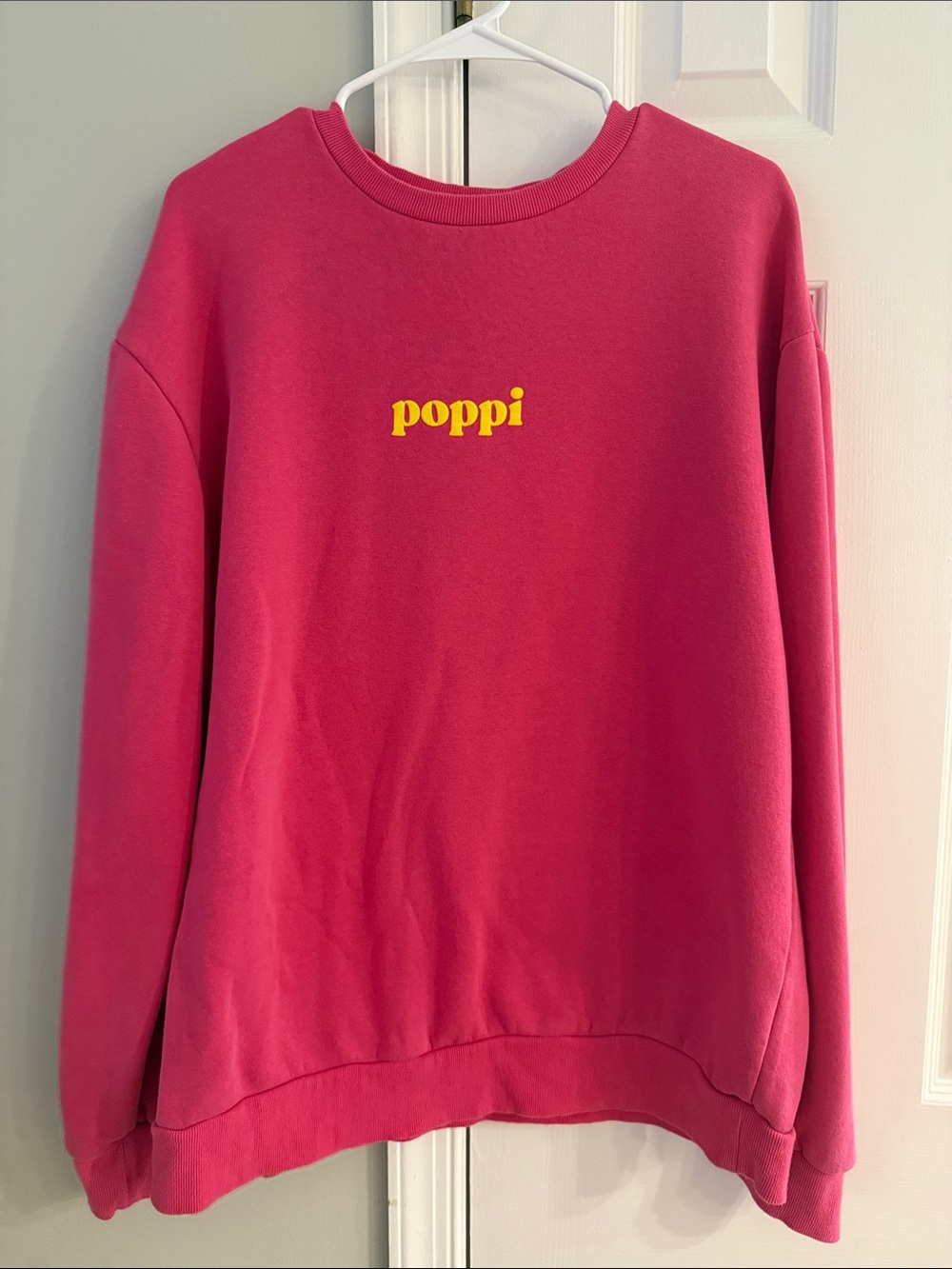 Poppi Hot Pink Crewneck Sweatshirt